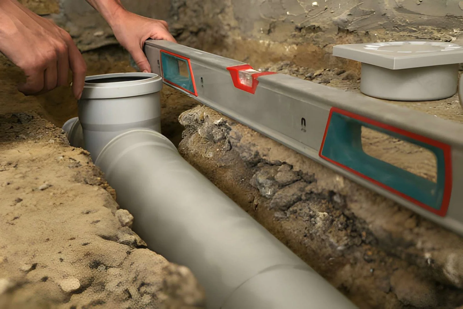 French drain system diagram