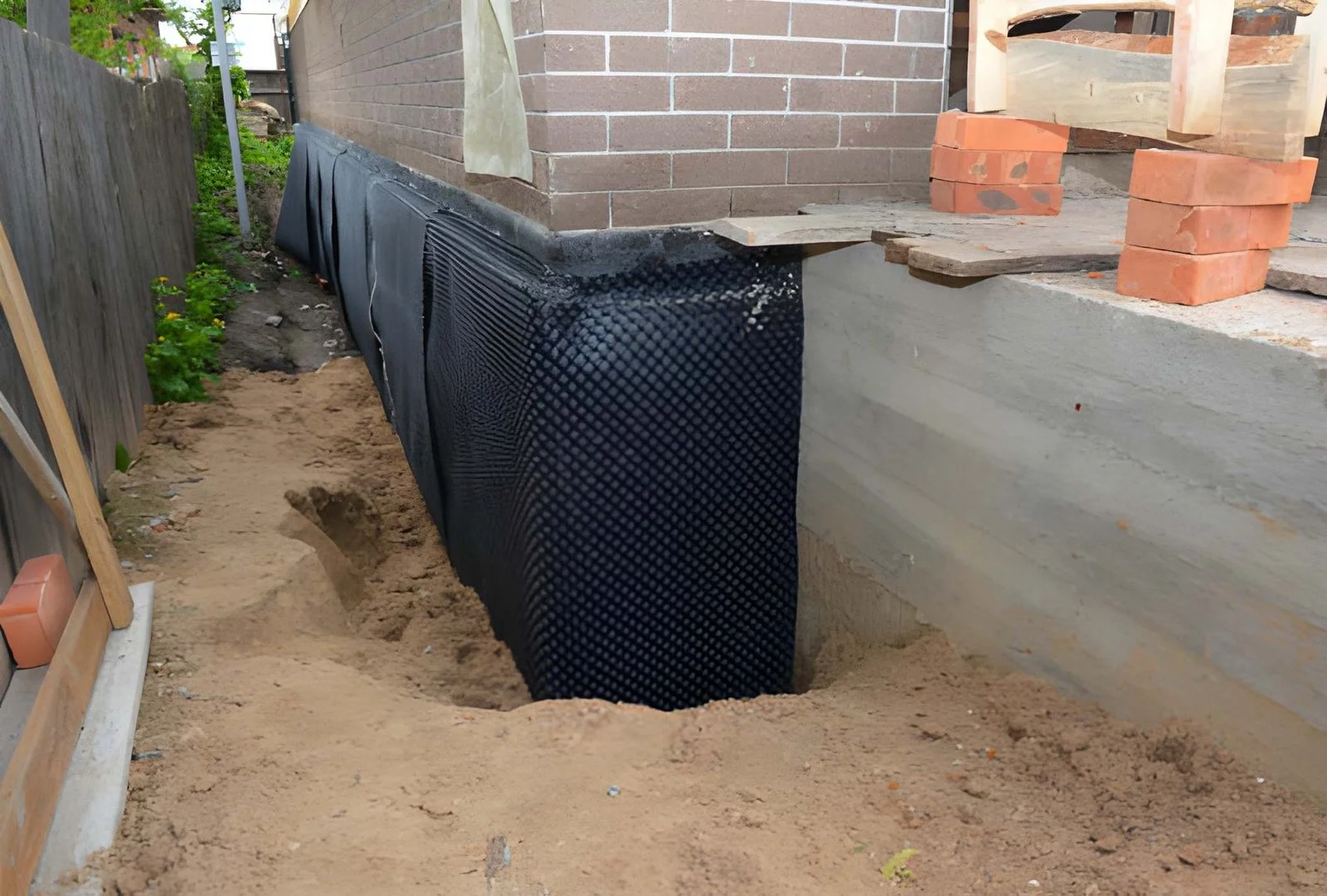 Egress window well drainage