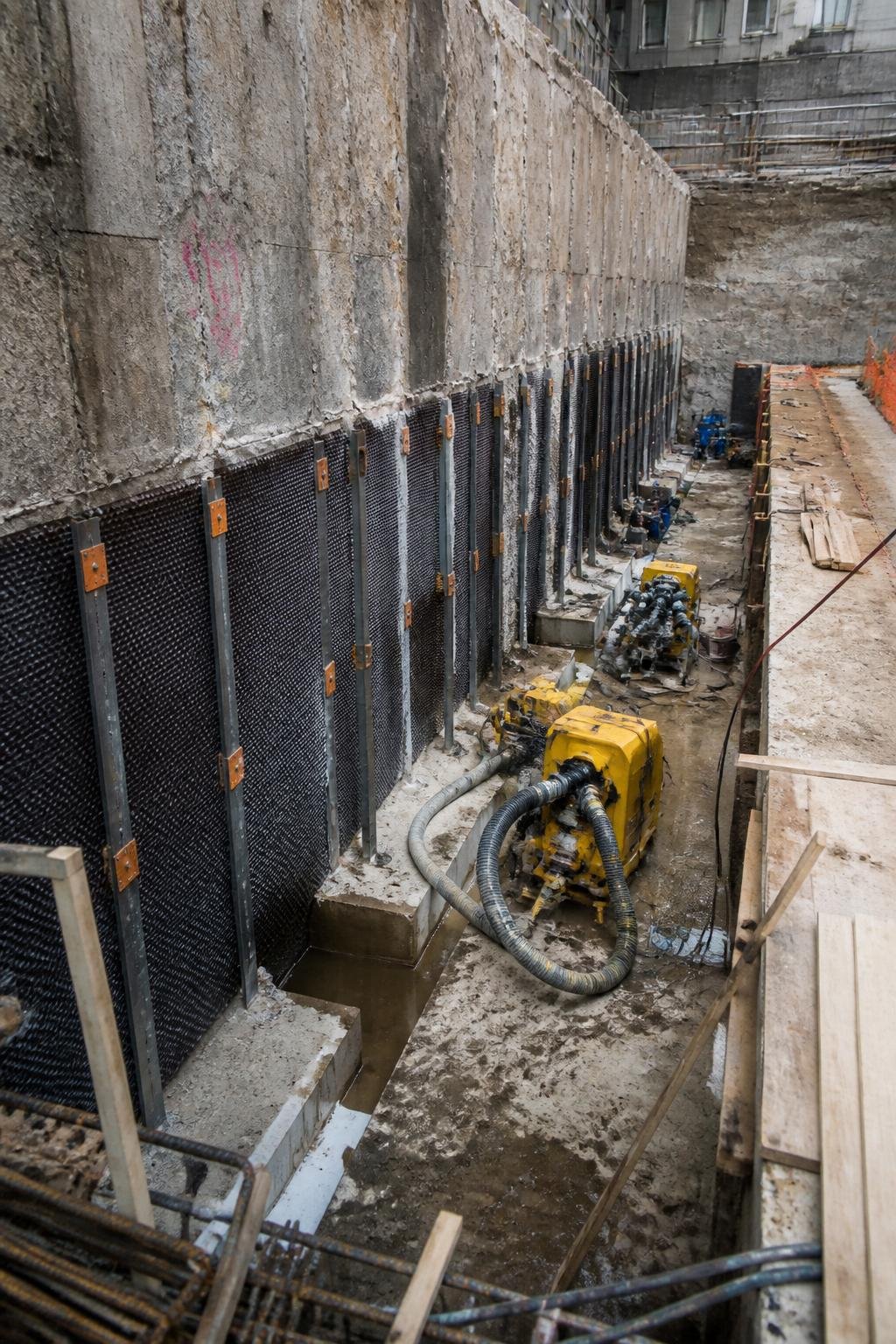 Surface waterproofing failure